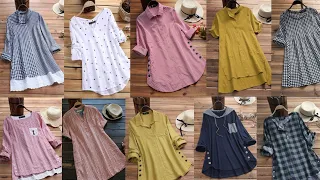 Casual Wear Comfortable Cotton Shirt Design For Girls | Cotton Shirt Design 2022 | Dress Design 2022