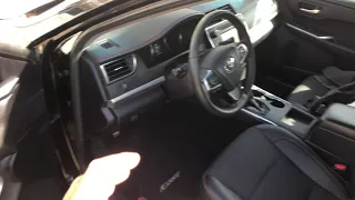 TOYOTA CAMRY - HOW TO ADJUST SEAT
