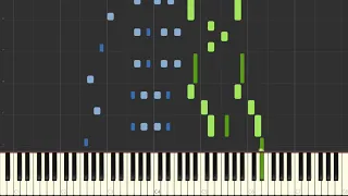 Main Theme (Ragtime) - Paper Mario: Color Splash - Synthesia Piano Tutorial