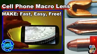 DIY Cell Phone Extreme Close Ups - Easy & Free Macro Lens