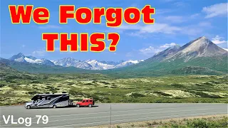 MISTAKE? RV ROAD TRIP, CANADA. ALASKA 2023. RVing Fulltime. Destruction Bay. USA Border Crossing