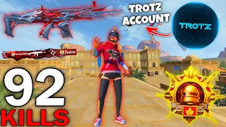 92 KILLS!😱 NEW SEASON KILL RECORD 38+29+25 KILLS! With TROTZ ACCOUNT ❤️‍🔥 SAMSUNG,A7,A8,J2,J3,J4,J5