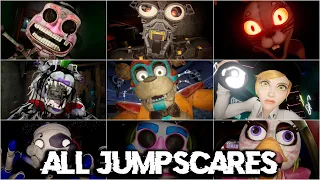All JUMPSCARES in Five Nights at Freddy's Security Breach - FNAF Security Breach Scary Moments