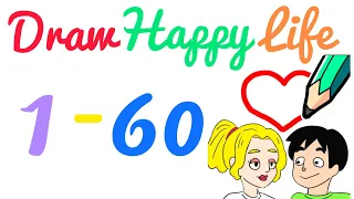 Draw Happy Life Gameplay Level 1 - 60