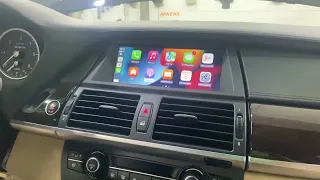 BMW X5 , X6 E70, E71. CarPlay на штатном мониторе.