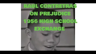 Raul Contreras 1956 high school debates highlights