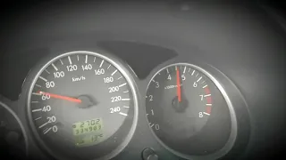 Subaru Forester SG 2.5 XT acceleration 0-180 km/h