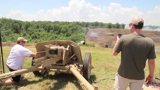 Выстрел из противотанковой пушки PAK 40