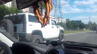 HUMMER LOUD SOUND. Попросили Саню навалить в потоке.