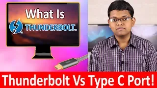Thunderbolt Explained in Hindi | USB Type C Vs Thunderbolt
