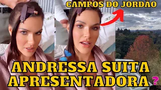 Andressa Suita foi para Campos do Jordão no JATINHO do Gusttavo Lima para GRAVAR PROGRAMA