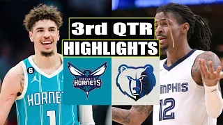 Charlotte Hornets VS Memphis Grizzlies 3rd Qtr Feb 10, 2024 Highlights | NBA Season