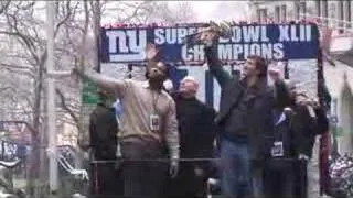 Scenes from the ticker tape parade for the New York Giants