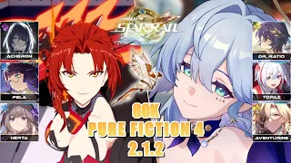 HSR Pure Fiction 4 2.1.2 - Himeko Acheron / Robin Aventurine PF4 80K