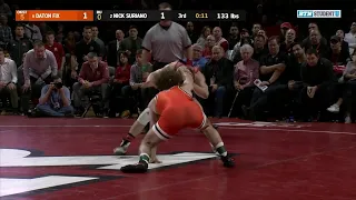 133 LBs: #6 Daton Fix (Oklahoma State) vs. #2 Nick Suriano (Rutgers) | Big Ten Wrestling