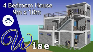 4 Bedroom House Idea with Garage