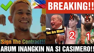 BREAKING!QUADRO ALAS INANGKIN NA NI BOB ARUM! US FIGHT NI CASIMERO KASADO NA!