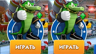 Крокодил Вектор/Открыли нового персонажа/Crocodile Vector /  Sonic Dash New Update