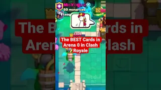 TOP 3: Cards from Arena 0 in Clash Royale 🤔