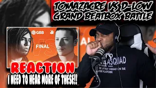 Noob reacts TOMAZACRE vs D-LOW ( Grand Beatbox Battle ) | Reaction