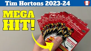 Opening Tim Hortons Upper Deck Hockey 2023-24 Blaster Packs