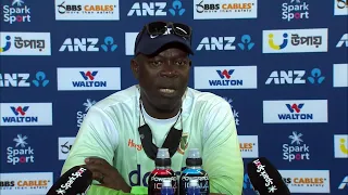 Ottis Gibson Post Play Media Day 1 | BLACKCAPS v Bangladesh Test 1 | Bay Oval