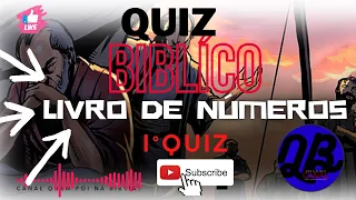 AO VIVO | QUIZ BÍBLICO DO LIVRO DE NÚMEROS | PERGUNTAS E RESPOSTAS