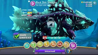 ✅Hungry Shark World - New Shin Sharkjira Skin Fanmade Coming Update - All 44 Shark Unlocked Hack