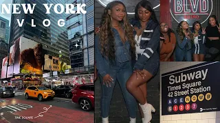 NEW YORK CITY GIRLS TRIP | Travel Vlog luxury hotel, places to visit, perfect food spots