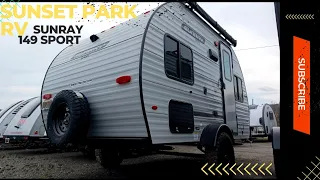 #RVLIFE  // 2023 @sunsetparkrv6370 Sunray 149 SPORT tiny and self contained camper