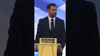 Humza Yousaf makes his first speech as SNP leader