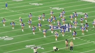 Dallas Cowboys Cheerleaders pregame thunderstruck field view only 12/4/22 vs Indianapolis Colts