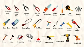 Tools Name in English with Pictures -  Learn Engineering tools Vocabulary