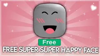 HURRY! GET NEW REAL FREE SUPER SUPER HAPPY FACE HEAD (LIMITED)