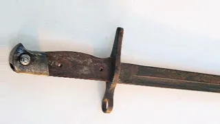 Watch This Old Rusty Bayonet- Restoration.