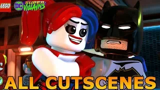 LEGO DC Super-Villains ALL CUTSCENES Movie!