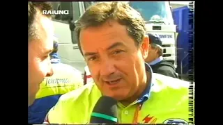 2000 F1 Austrian GP - Giancarlo Minardi post race interview (Ita)