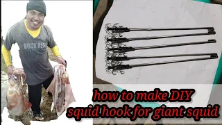 how to make squid hook for giant squid or culipapa