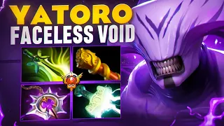 Yatoro ПОКАЗАЛ НАСКОЛЬКО СИЛЕН ВОЙД В ЭТОЙ ИГРЕ🔥| Faceless Void 7.35d