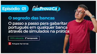 T03# Episódio 01 - Gabaritando português em qualquer banca com simulados  na prática- Sidney Martins