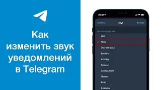 Как изменить звук уведомлений в Telegram