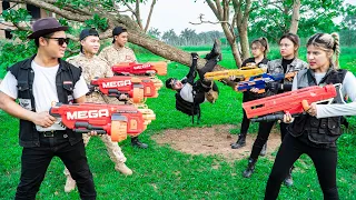 LTT Game Nerf War : Police Patrol Warriors SEAL X Nerf Guns Fight Mr Zero LEGO Nerf thief Crime