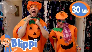 Blippi and Meekah Pick Out Their Halloween Costumes!👻 | Blippi | Educational Videos For Kids