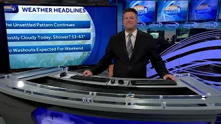 Video: Unsettled pattern continues Thursday