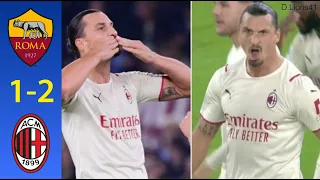 Roma Milan 1-2 | Ibrahimovic non le manda a dire e viene espulso