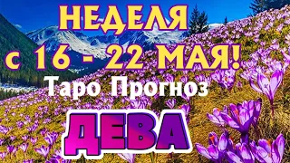 ДЕВА ♍🌷🌷🌷 НЕДЕЛЯ с 16 - 22 МАЯ 2022 года Таро Прогноз ГОРОСКОП Angel Tarot Forecasts