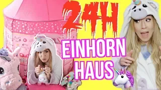 24 STUNDEN eingesperrt im EINHORN HAUS ZELT...