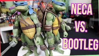 NECA TMNT MOVIE TOY Figures Real VS Bootleg Comparison!