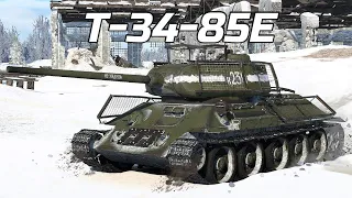 T-34-85E Soviet Medium Tank Gameplay