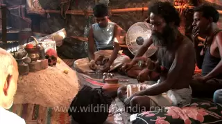 Indian seer performing black magic!